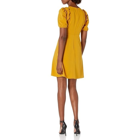 New Women's Florence Puff Half Sleeve Empire Waist Fit and Flare Dress women’s 8 - Picture 16 of 16